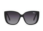 Quay - Womens Sunglasses, Square Lenses with UV Protection, Oversized Sunglasses (Ever After, Matte Black)