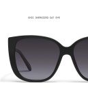Quay - Womens Sunglasses, Square Lenses with UV Protection, Oversized Sunglasses (Ever After, Matte Black)