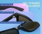 VELAZZIO Mens Sunglasses Polarized with UV400 Protection, Fits for Women Fashion Driving, Fishing, Sports, Beach, Golfing