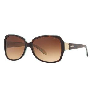 Ralph by Ralph Lauren RA 5138 601/13 Havana Plastic Square Sunglasses Brown Gradient Lens