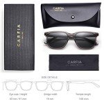 CARFIA Polarized Men's Sunglasses UV400 Protection for Driving Fishing Hiking Golf Outdoor Sport Glasses
