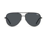 Quay - Sunglasses for Men & Women, Polarized Aviator Lenses with UV Protection, Oversized Sunglasses (High Key Extra Large, Black)
