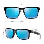 Experience Unmatched Style and Durability with Bnus Italy's Corning Glass Blue Flash Polarized Sunglasses - Perfect for Men and Women