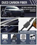 DUCO Mens Sunglasses Polarized Rectangle Sunglass for Men Lightweight Carbon Fiber UV400 Protection 8206