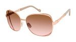 Jessica Simpson Women's J5512 Oversized Metal Square Sunglasses with UV400 Protection - Glamorous Sunglasses for Women, 61mm