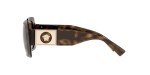 Versace Woman Sunglasses Havana Frame, Dark Brown Lenses, 54MM