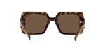 Versace Woman Sunglasses Havana Frame, Dark Brown Lenses, 54MM