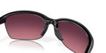 Oakley Women's Oo9191 Unstoppable Rectangular Sunglasses, Polished Black/Rose Gradient Polarized, 65 mm