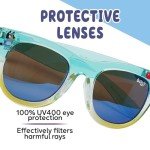 Bluey Toddler Sunglasses - Comfortable UV-Protective Sunglasses for Toddlers with Soft Carrying Case - Official Bluey Accessory & Gift