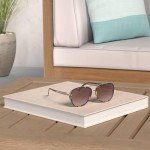BIRCEN Polarized Sunglasses for Women UV - Protection Womens Retro Mirrored Shades with Acetate Frame BC2001