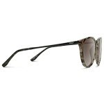 WearMe Pro Women's Round Sunglasses with Polarized UV Protection, Trendy Retro Designer Style (Beige Tortoise Frame/Brown Gradient Lens)