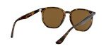 Ray-Ban RB4306 Hexagonal Sunglasses, Light Havana/Polarized Brown, 54 mm