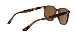 Ray-Ban RB4306 Hexagonal Sunglasses, Light Havana/Polarized Brown, 54 mm