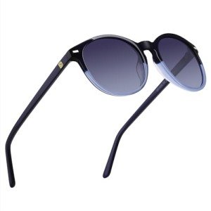 DUCO Polarized Sunglasses for Women Retro Round Women's Sunglasses Classic Vintage UV400 Shades DC1230