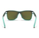 Blenders Eyewear Millenia X2 – Polarized Sunglasses – Flat, Mirrored Lens, Tough Frames – 100% UV Protection – For Men & Women – Dance Electric
