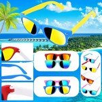 Kids Sunglasses Bulk,24 Pack Sunglasses Kids Party Favors for Kids Age 4-8-12,Multicolor Neon Sunglasses with UV400 Protection Pool Party Toys,Goody Bag Stuffers,Summer Toys for Boys and Girls