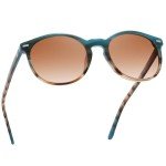 DUCO Polarized Sunglasses for Women Retro Round Women's Sunglasses Classic Vintage UV400 Shades DC1230