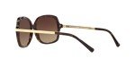 Michael Kors Women's MK2024 Adrianna I Square Sunglasses, Dark Tortoise/Brown Gradient, 57 mm