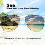 CARFIA Polarized Sunglasses for Women UV Protection Acetate Arms Gold Metal Frame Brown Gradient Lens CA3216