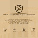 CARFIA Polarized Sunglasses for Women UV Protection Acetate Arms Gold Metal Frame Brown Gradient Lens CA3216