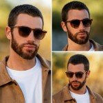 WearMe Pro - Polarized Lens Square Modern Sunglasses for Men