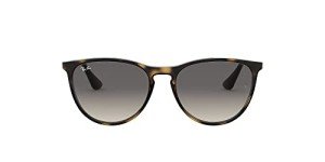 Ray-Ban Junior RJ9060S Erika Round Sunglasses, Havana/Light Grey Gradient Dark Grey, 50 mm