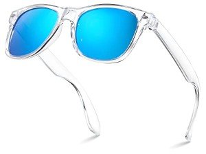 LEICO FASHION Kids Polarized Retro Sunglasses for Boys Girls Age 3-12 Shatterproof Frame UV Protection Toddler Children Sun Glasses