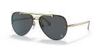 Versace VE2231 60mm Non-Polarized Aviator Sunglasses for Women – Gold Metal Frame with Gold Temples, 100% UV Protection, Lightweight & Comfortable Sunglasses, eShades Eyewear Kit Included