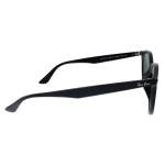 Ray-Ban RB4305F Low Bridge Fit Round Sunglasses, Black/Dark Green, 53 mm
