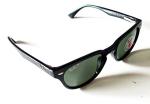 Ray-Ban Woman Sunglasses Black Frame, Green Classic G-15 Lenses, 49MM