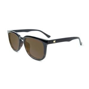 Knockaround Paso Robles Polarized Sunglasses for Women & Men - Impact Resistant Lenses & Full UV400 Protection, Black And Tortoise Shell Frames/Brown Lenses