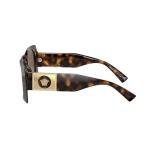 Versace Woman Sunglasses Havana Frame, Dark Brown Lenses, 54MM