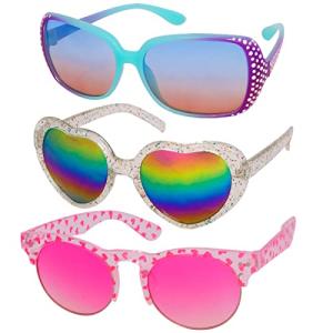 Tigerdoe Kids Sunglasses - 3 Pc Set - Polarized - UV Protection Boys & Girls Sunglasses - Beach Accessories