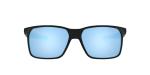 Oakley Mens OO9460 Portal X Rectangular Sunglasses, Polished Black/Prizm Deep Water Polarized, 59 mm