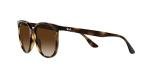 Ray-Ban Womens RB4378 Square Sunglasses, Havana/Gradient Brown, 54 mm