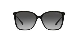Michael Kors MK2169 Avellino Square Sunglasses, Black/Dark Grey Gradient, 56 mm