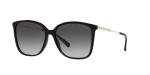 Michael Kors MK2169 Avellino Square Sunglasses, Black/Dark Grey Gradient, 56 mm