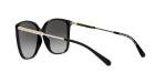Michael Kors MK2169 Avellino Square Sunglasses, Black/Dark Grey Gradient, 56 mm