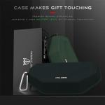 ATTCL Polarized Wrap Sunglasses For Men - Fishing Sports Glasses UV Protection 5001 Black+Red/mirrored