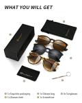 SUNGAIT Premium Vintage Round Sunglasses for Women Men Classic Retro Trendy Style