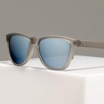 goodr Going to Valhalla...Witness! Polarized Sunglasses for Men & Women, Medium Sized (OG), Dark Gray Translucent Frames with Chrome Mirrored Reflective Lenses, UV400 Protection, No Slip