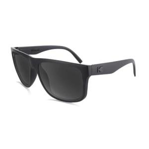 Knockaround Torrey Pines Polarized Sunglasses for Men & Women - Impact Resistant Lenses & Full UV400 Protection, Matte Black Frames/Black Lenses