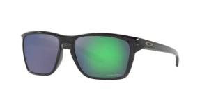 Oakley Men's OO9448 Sylas Rectangular Sunglasses, Black Ink/Prizm Jade, 57 mm