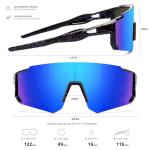 SEKKAF Youth Baseball Sunglasses Kids Sports Sunglasses for Boys Girls Softball Cycling Glasses UV400 Protection