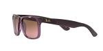 Ray-Ban RB4165 Justin Sunglasses, Transparent Violet/Pink Gradient Brown, 51 mm