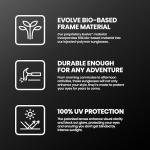 Suncloud A-Team Polarized Sunglasses,Black/Polarized Blue Mirror,One Size