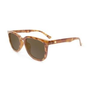 Knockaround Paso Robles Polarized Sunglasses for Women & Men - Impact Resistant Lenses & Full UV400 Protection, Blonde Tortoise Shell Frames/Brown Lenses