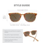 Knockaround Paso Robles Polarized Sunglasses for Women & Men - Impact Resistant Lenses & Full UV400 Protection, Blonde Tortoise Shell Frames/Brown Lenses