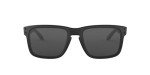 Oakley Men's OO9102 Holbrook Square Sunglasses, Matte Black Tonal Icon/Grey, 57 mm