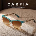 CARFIA Designer Acetate Womens Polarized Sunglasses Fit Most Face Shapes Trendy Shades UV Protection Hypoallergenic Handmade